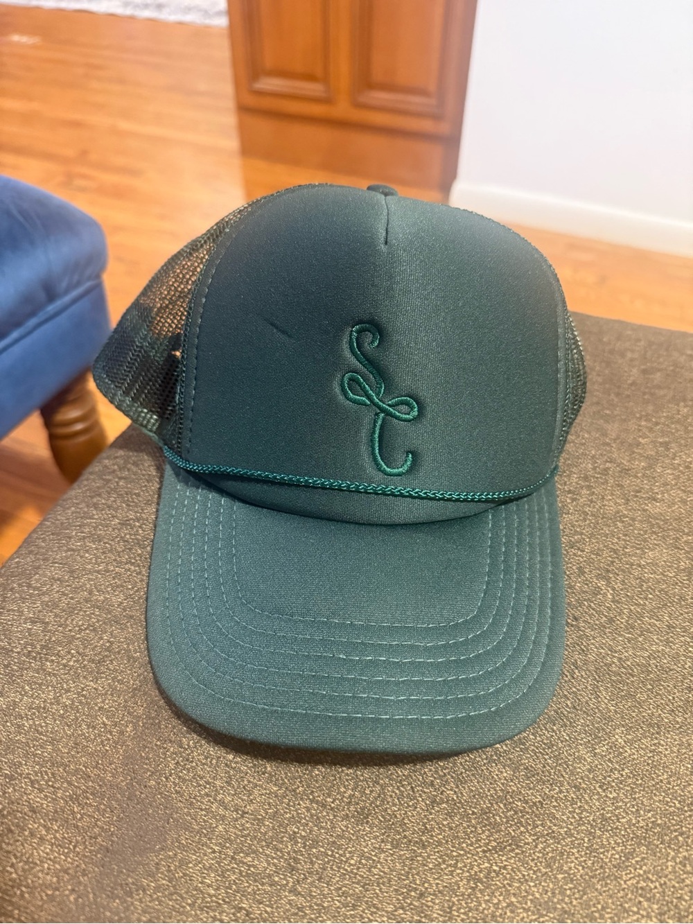 Kids Green Mesh Trucker Cap - Unbranded